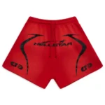 Red Hellstar Warm-Up Shorts