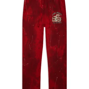 Hellstar Red Tye-Dye Sweatpants